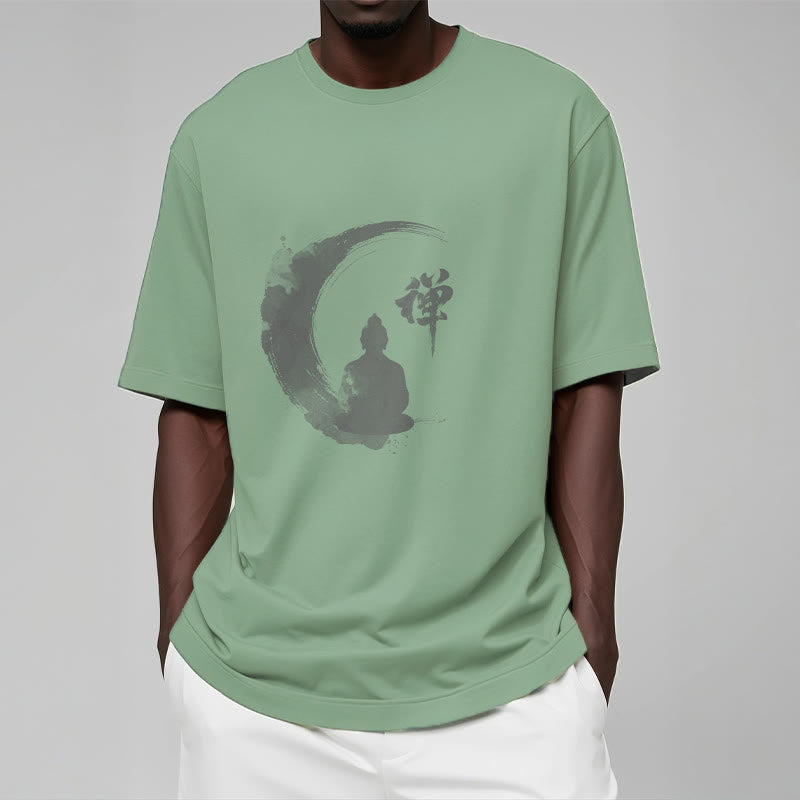 Camiseta de algodón con estampado de Buddha Stones de Buda - image 14