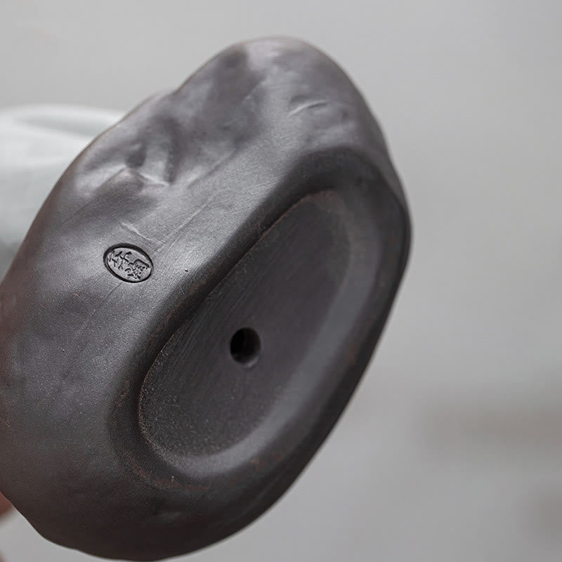 Colador de cerámica con forma de monje zen y piedras de Buddha Stones , accesorio para té, figurita decorativa para el hogar - image 21