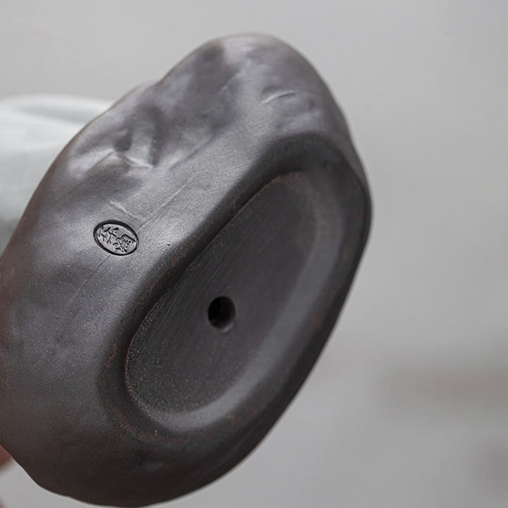 Colador de cerámica con forma de monje zen y piedras de Buddha Stones , accesorio para té, figurita decorativa para el hogar - image 21