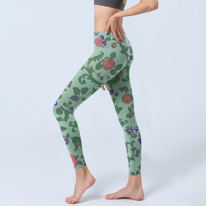 Leggings de yoga para mujer con estampado de Buddha Stones - image 3