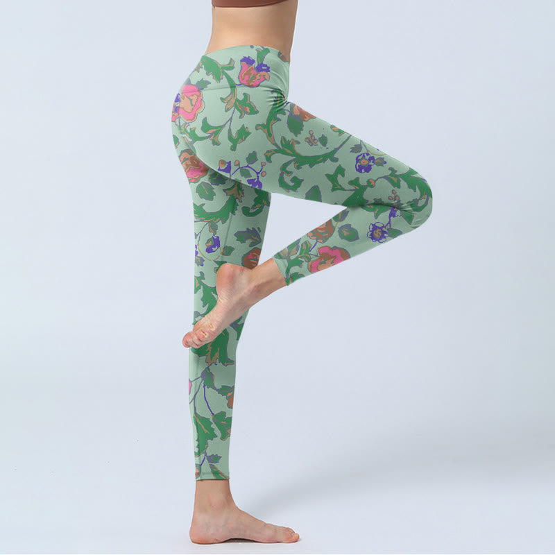 Leggings de yoga para mujer con estampado de Buddha Stones - image 3