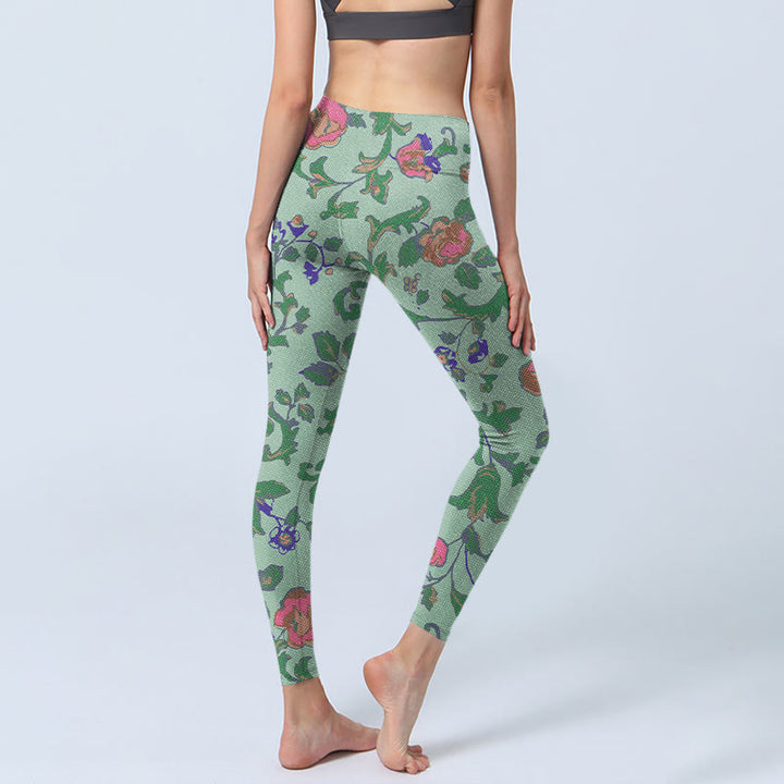 Leggings de yoga para mujer con estampado de Buddha Stones - image 4
