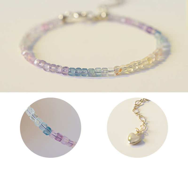 Pulsera de cobre chapada en oro de 14 k con cuentas ultrafinas de fluorita de 2,5 mm y Buddha Stones