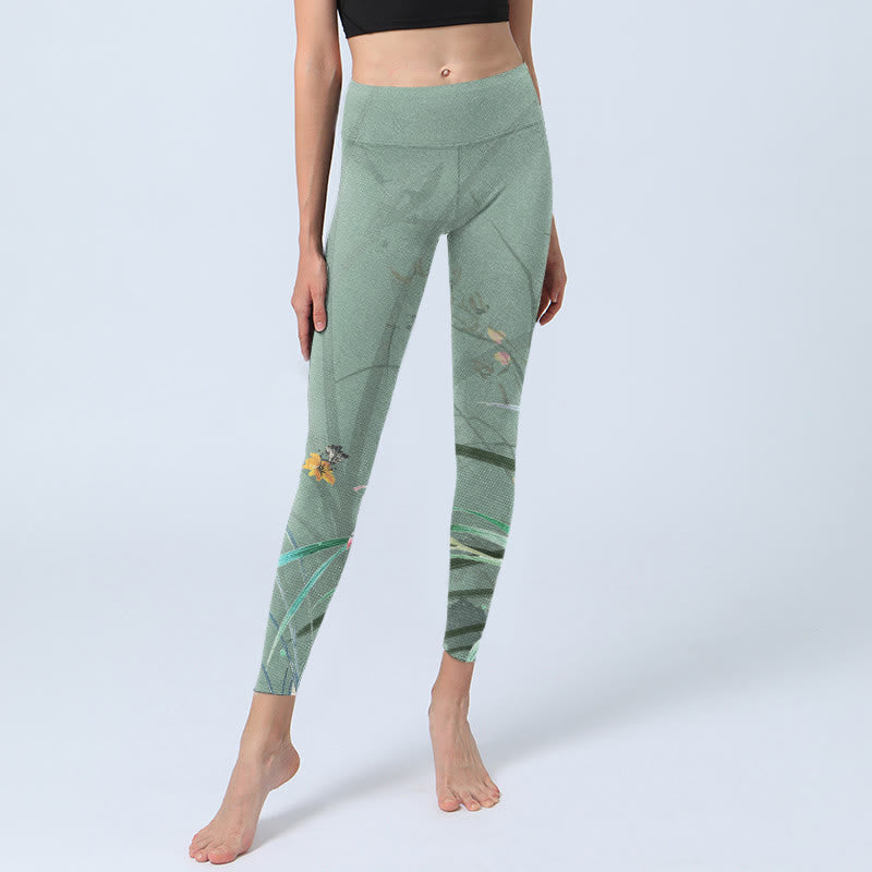 Leggings de yoga para mujer con estampado de Buddha Stones - image 5