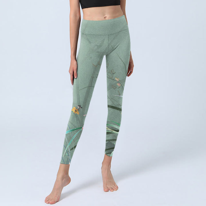 Leggings de yoga para mujer con estampado de Buddha Stones - image 5