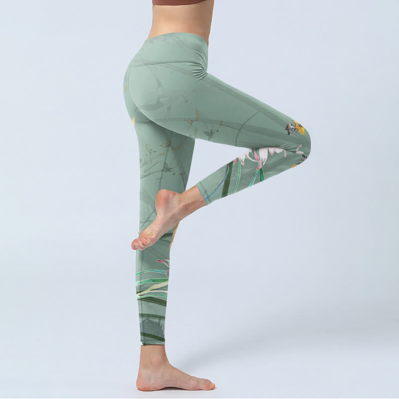Leggings de yoga para mujer con estampado de Buddha Stones - image 3