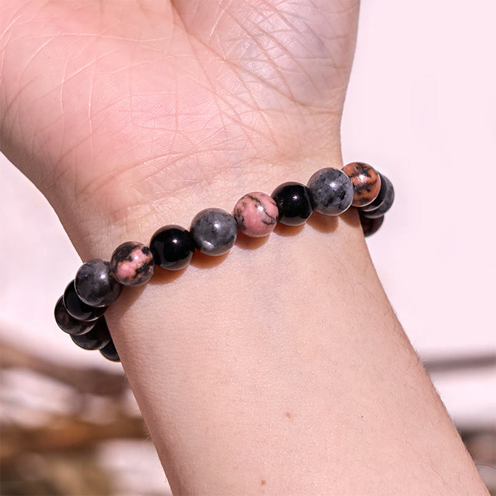 Pulsera de la calma con piedra de Buda, varios cristales, malaquita, lazurita, lapislázuli y hemimorfita. - image 163
