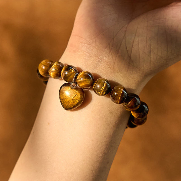 Pulsera de equilibrio con forma de corazón de amor y aventurina verde y varios Buddha Stones
