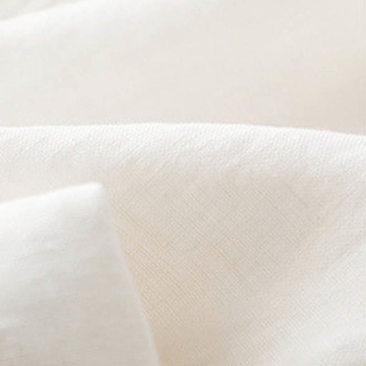 Pantalones de lino y algodón con pliegues laterales, de color liso, informales, para mujer, con pernera ancha y bolsillos , de Buddha Stones - image 17