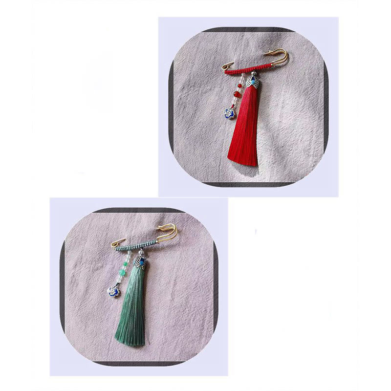 Broche positivo con Buddha Stones
