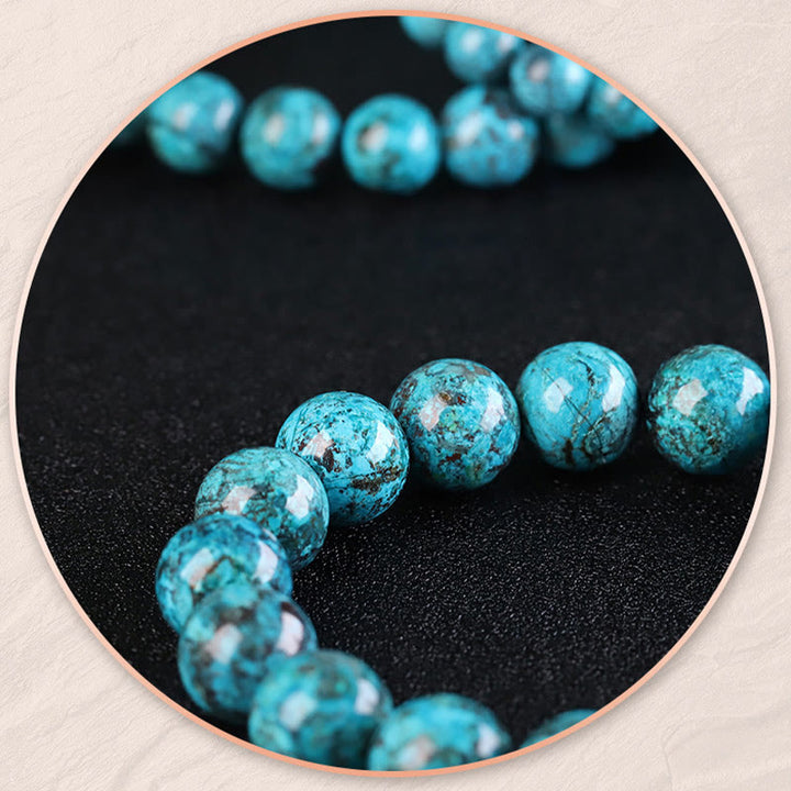 Pulsera de valor de fuerza de piedra fénix natural de Buddha Stones