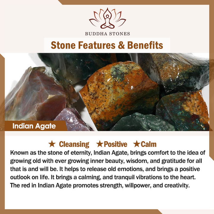 Pulsera de cuero con Buddha Stones, ojo de tigre, roca de lava, ónix negro, lazurita, lapislázuli y hematita. - image 19