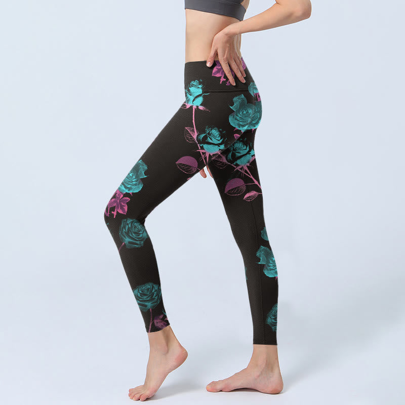 Leggings de yoga para mujer con estampado de Buddha Stones - image 3