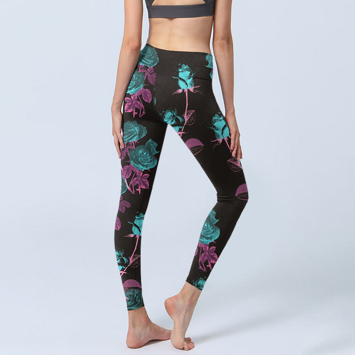Leggings de yoga para mujer con estampado de Buddha Stones - image 4