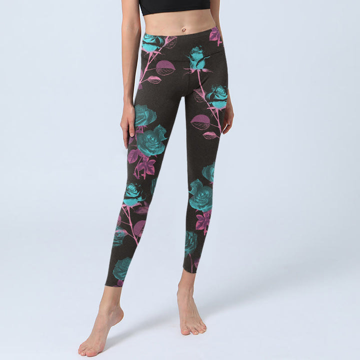 Leggings de yoga para mujer con estampado de Buddha Stones - image 6