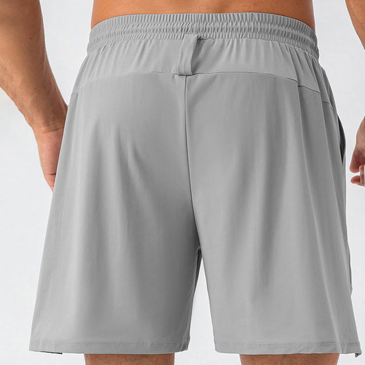 Pantalones cortos deportivos informales de nailon de secado rápido con bolsillos para hombre de Buddha Stones - image 2