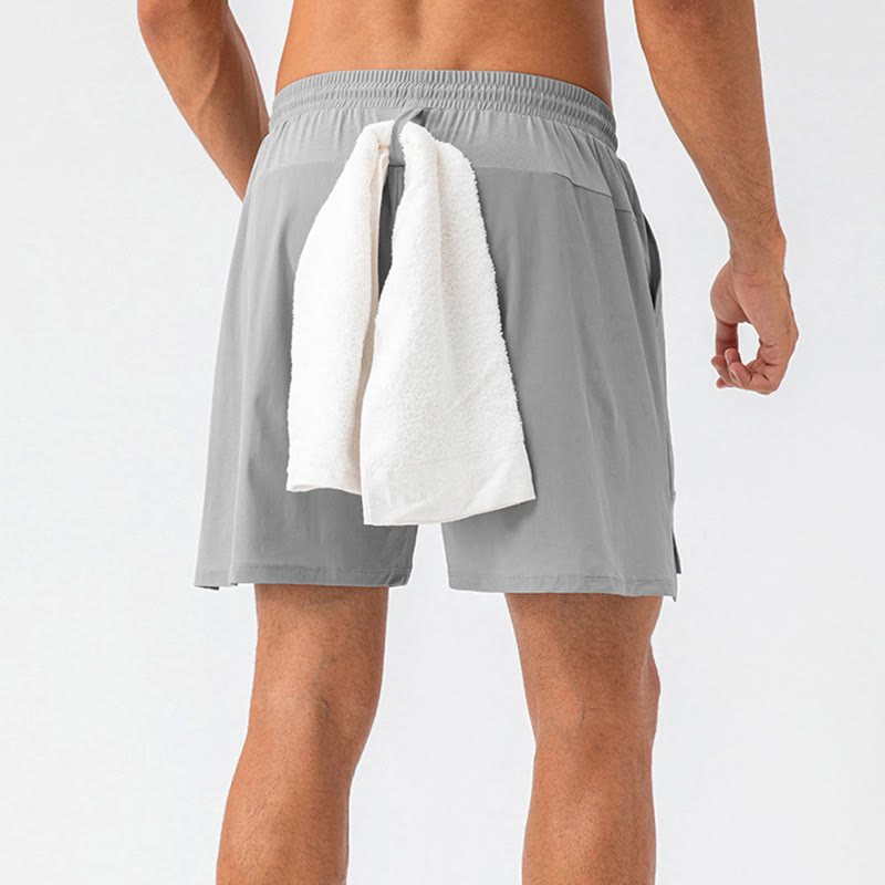 Pantalones cortos deportivos casuales de secado rápido con bolsillos para hombre de Buddha Stones - image 17