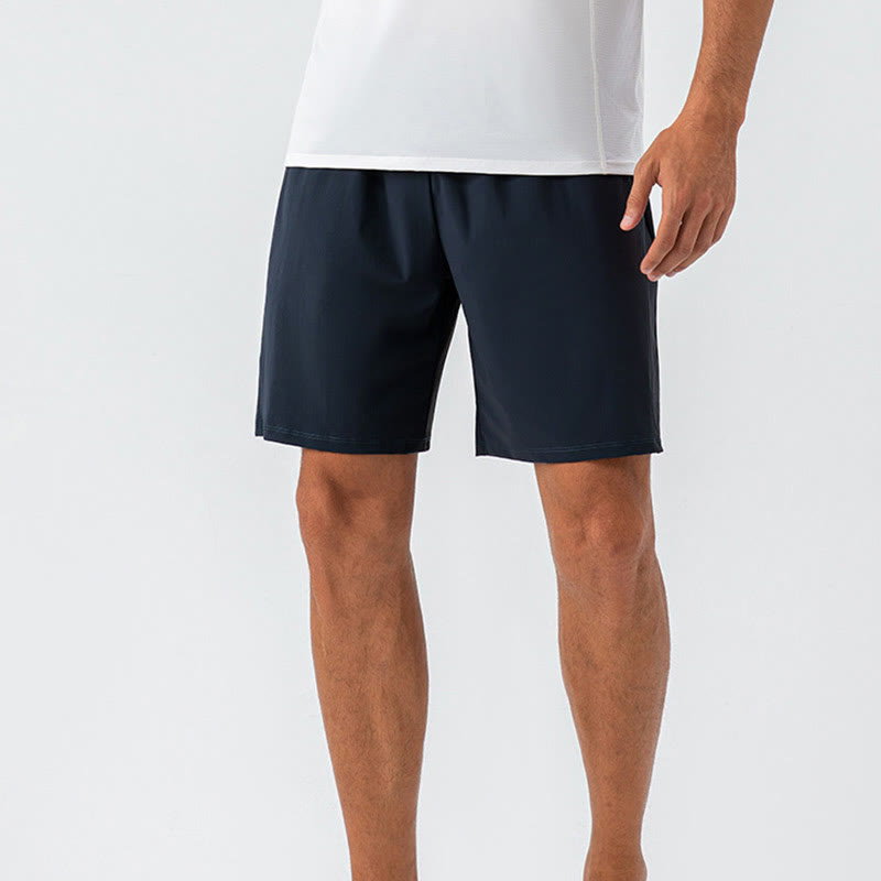 Pantalones cortos deportivos de nailon, sueltos, transpirables y de secado rápido para hombre de Buddha Stones con bolsillos - image 3