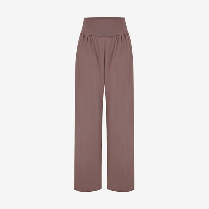 Pantalones Leica de cintura alta para mujer, informales, holgados, con bolsillos y dobladillo anudado, con Buddha Stones - image 34