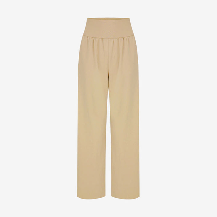 Pantalones Leica de cintura alta para mujer, informales, holgados, con bolsillos y dobladillo anudado, con Buddha Stones - image 24