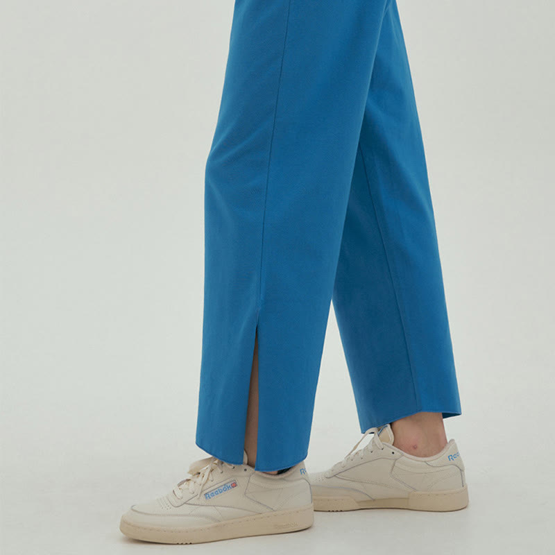 Pantalones Leica de cintura alta para mujer, informales, holgados, con bolsillos y dobladillo anudado, con Buddha Stones - image 49