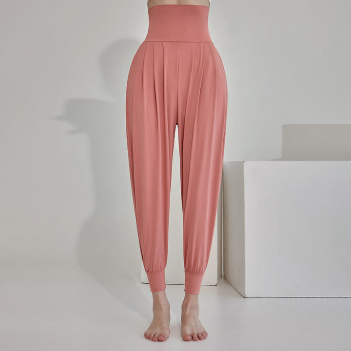 Pantalones Leica de talle alto, informales, de secado rápido y con bolsillos para mujer de Buddha Stones - Coral claro - US4，UK/AU8，EU36 (L) - image 20