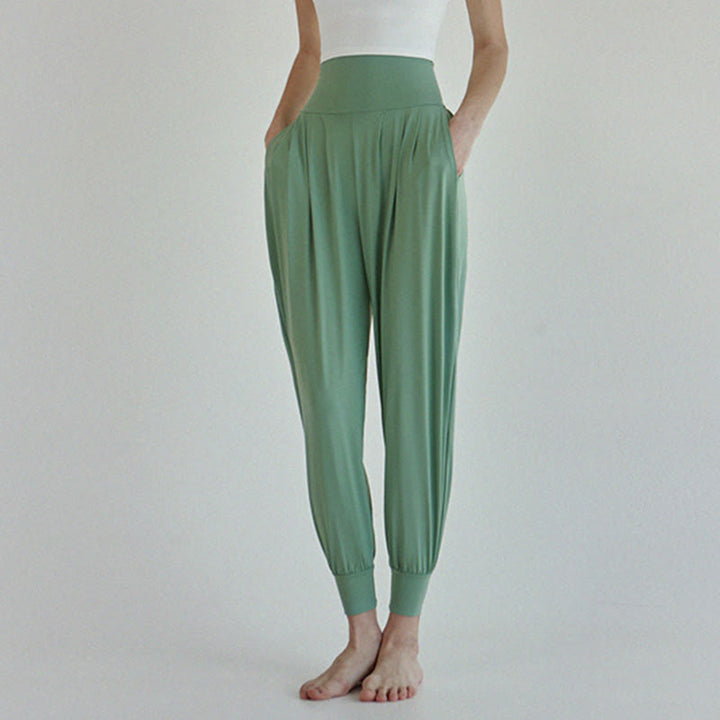 Pantalones Leica de talle alto, informales, de secado rápido y con bolsillos para mujer de Buddha Stones - image 32