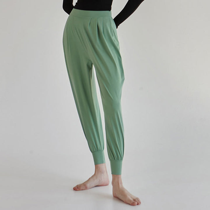 Pantalones Leica de talle alto, informales, de secado rápido y con bolsillos para mujer de Buddha Stones - image 34