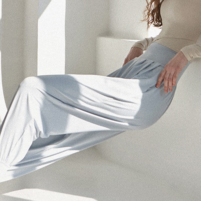 Pantalones Leica de talle alto, informales, de secado rápido y con bolsillos para mujer de Buddha Stones - image 12