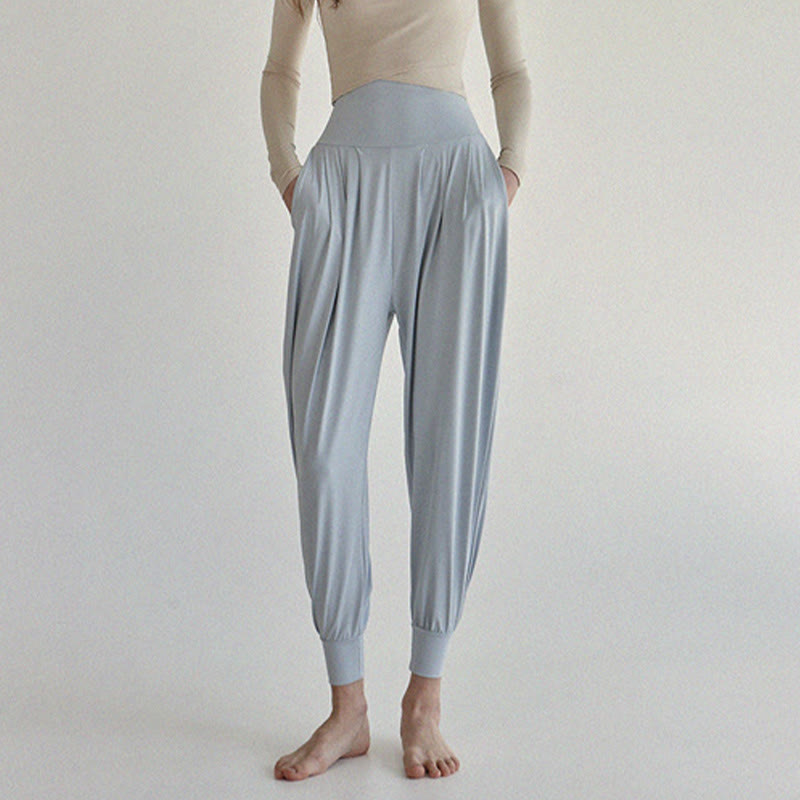 Pantalones Leica de talle alto, informales, de secado rápido y con bolsillos para mujer de Buddha Stones - image 13