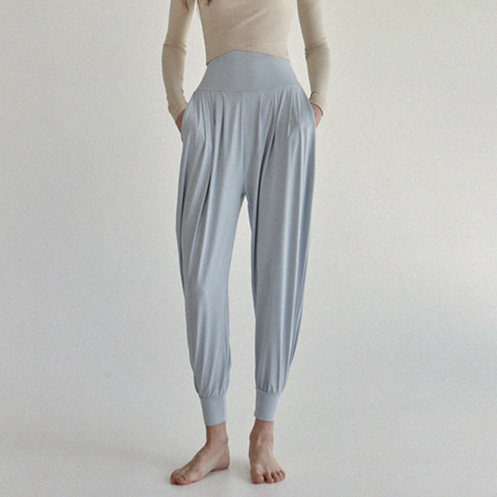 Pantalones Leica de talle alto, informales, de secado rápido y con bolsillos para mujer de Buddha Stones - image 13