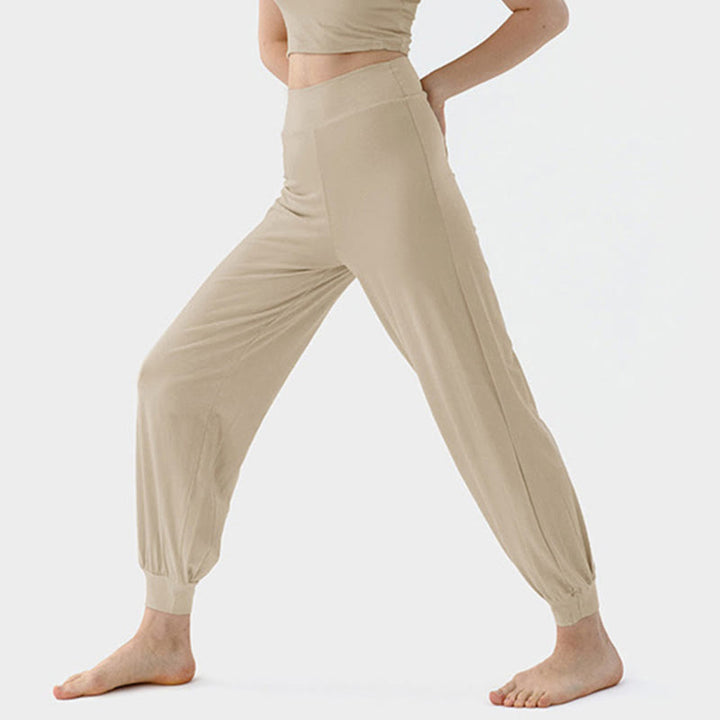 Pantalones Leica de talle alto, informales, de secado rápido y con Buddha Stones para mujer - image 7