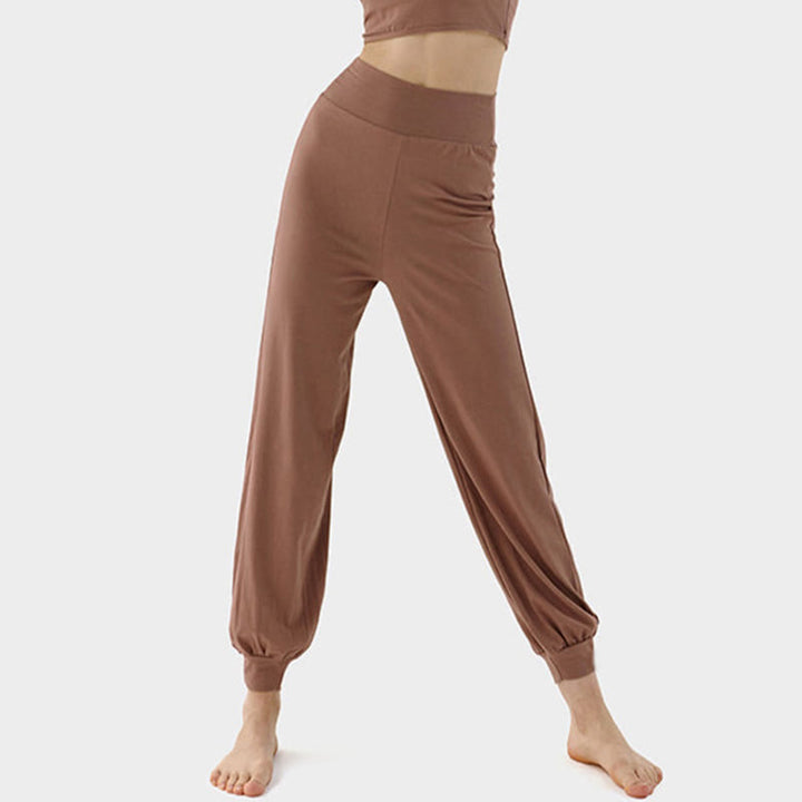 Pantalones Leica de talle alto, informales, de secado rápido y con Buddha Stones para mujer - image 2