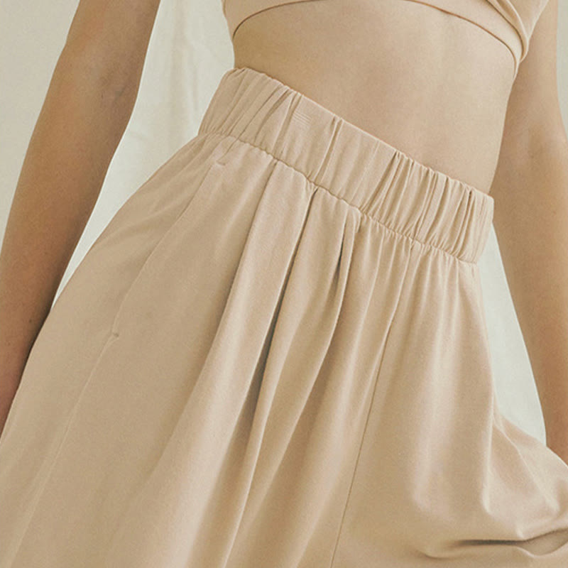 Pantalones harén Leica holgados, informales, transpirables y con bolsillos para mujer de Buddha Stones - image 4