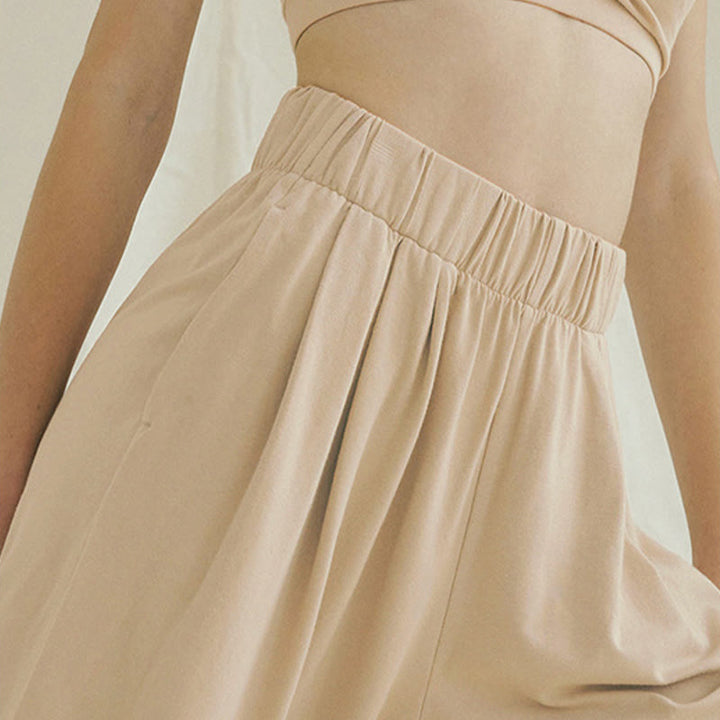 Pantalones harén Leica holgados, informales, transpirables y con bolsillos para mujer de Buddha Stones - image 4