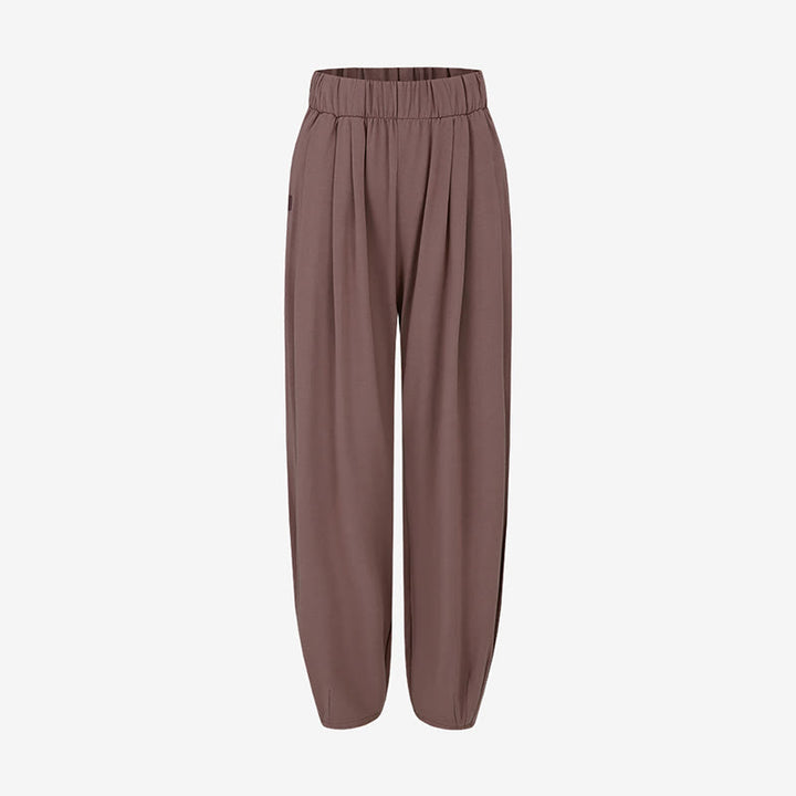 Pantalones harén Leica holgados, informales, transpirables y con bolsillos para mujer de Buddha Stones - image 23