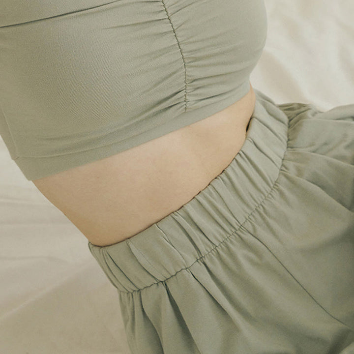 Pantalones harén Leica holgados, informales, transpirables y con bolsillos para mujer de Buddha Stones - image 17