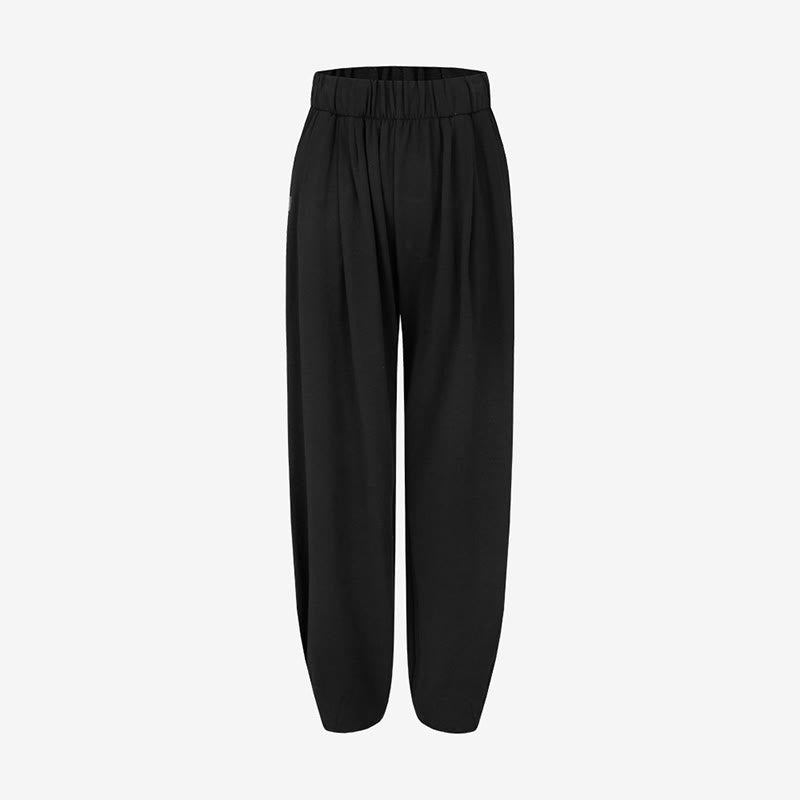 Pantalones harén Leica holgados, informales, transpirables y con bolsillos para mujer de Buddha Stones - image 11