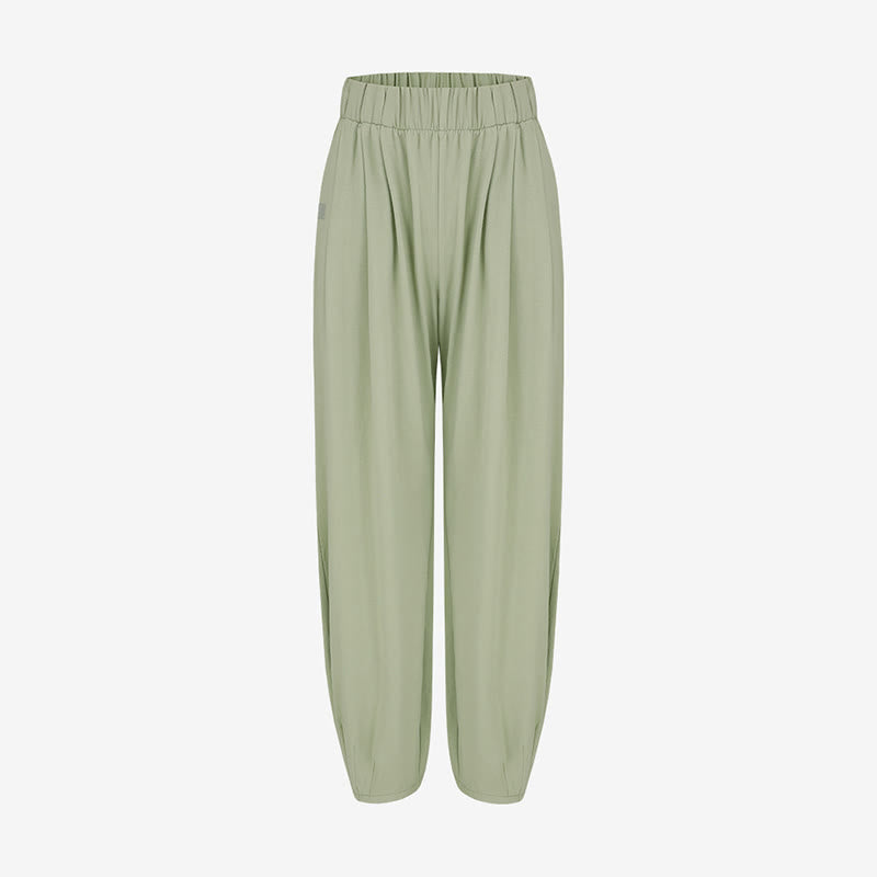 Pantalones harén Leica holgados, informales, transpirables y con bolsillos para mujer de Buddha Stones - image 16