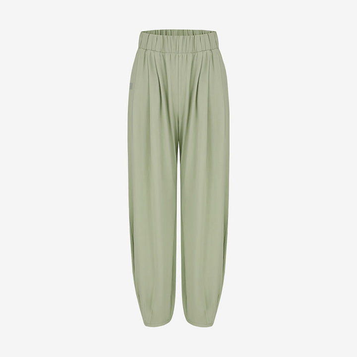 Pantalones harén Leica holgados, informales, transpirables y con bolsillos para mujer de Buddha Stones - image 16
