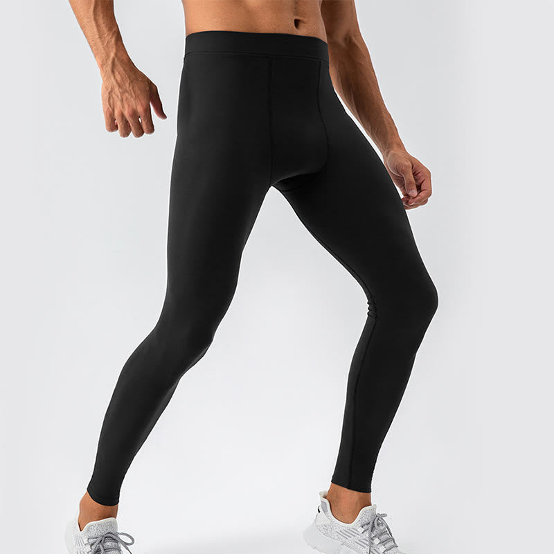 Pantalones deportivos transpirables elásticos de cintura alta con diseño de Buddha Stones para hombre - Negro - US/UK/AU44, EU54 (2XL) - image 0