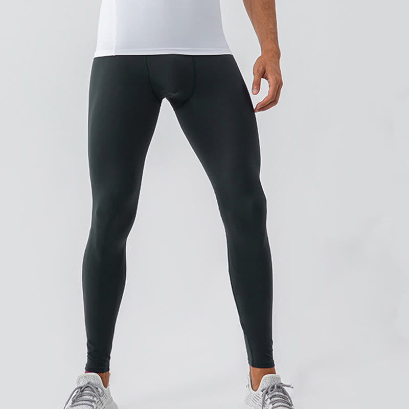 Pantalones deportivos transpirables elásticos de cintura alta con diseño de Buddha Stones para hombre