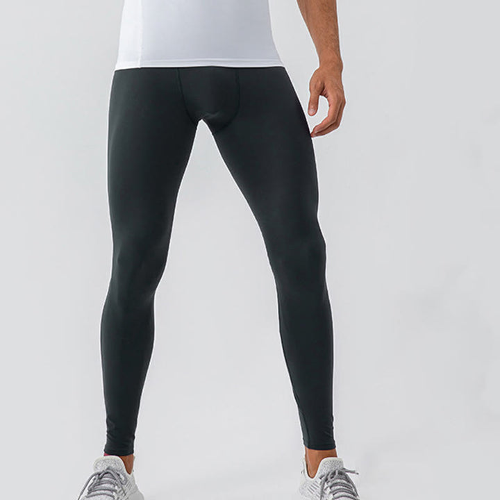 Pantalones deportivos transpirables elásticos de cintura alta con diseño de Buddha Stones para hombre