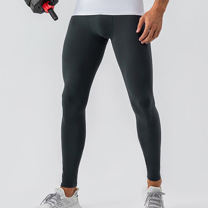 Pantalones deportivos transpirables elásticos de cintura alta con diseño de Buddha Stones para hombre