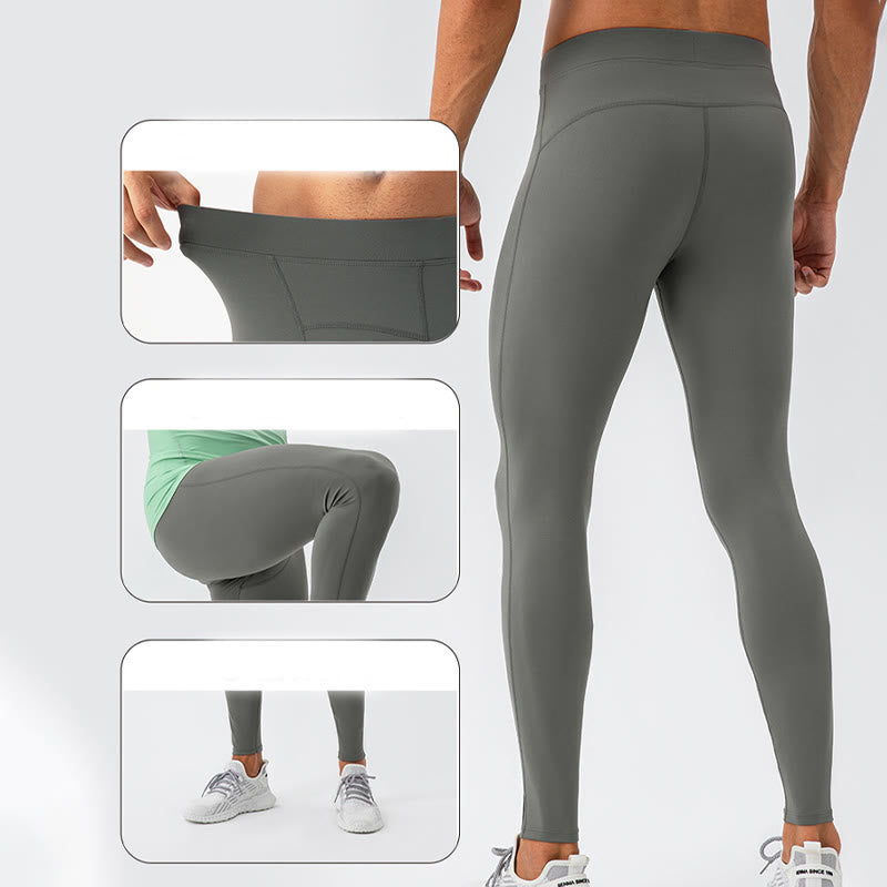Pantalones deportivos de cintura alta con diseño de Buddha Stones , elásticos, de secado rápido, transpirables, para gimnasio y hombre