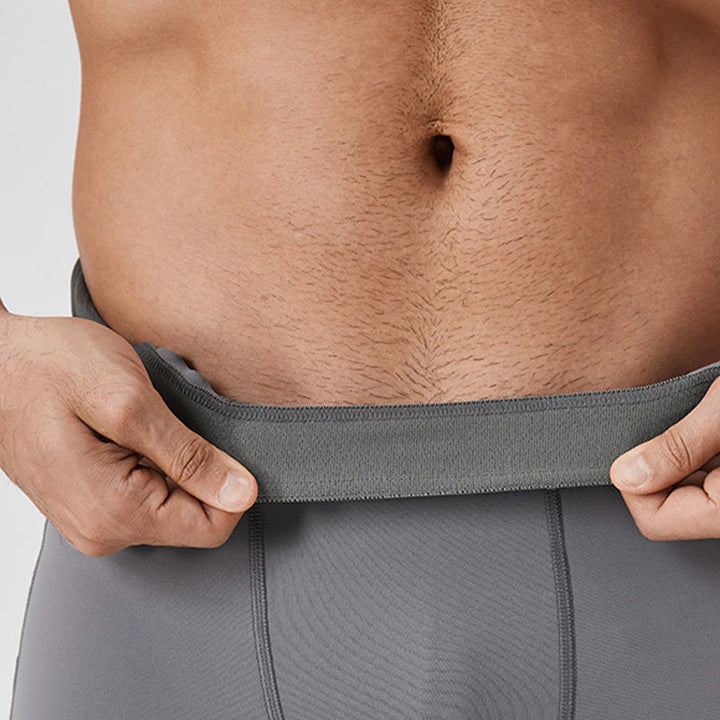 Leggings deportivos transpirables elásticos de cintura alta de color sólido con Buddha Stones para hombre con bolsillo trasero con cremallera - image 11