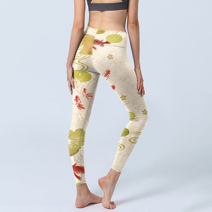 Leggings de yoga para mujer con estampado de Buddha Stones - image 3