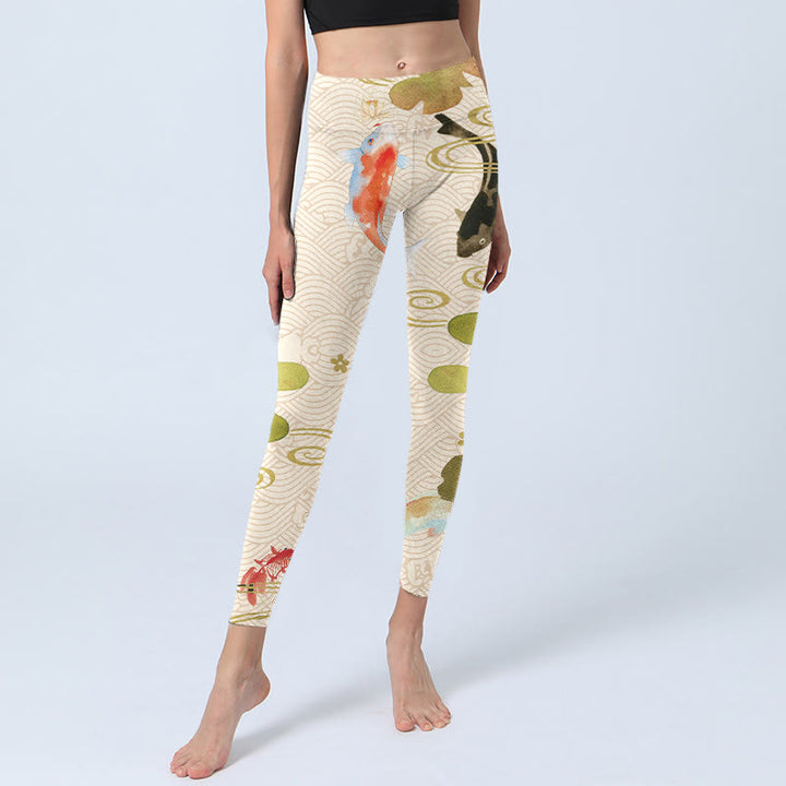 Leggings de yoga para mujer con estampado de Buddha Stones - image 5