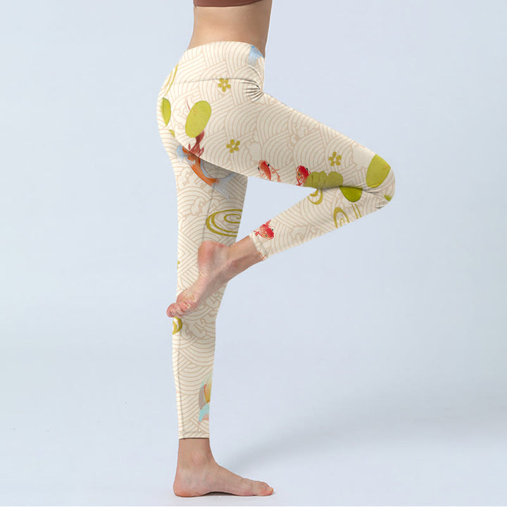 Leggings de yoga para mujer con estampado de Buddha Stones - image 4