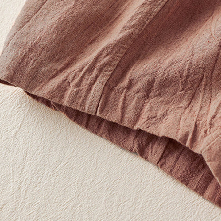 Pantalones harén de algodón para mujer, informales, holgados, de pierna recta, de longitud 7-8, con bolsillos y estampado de Buddha Stones - image 2